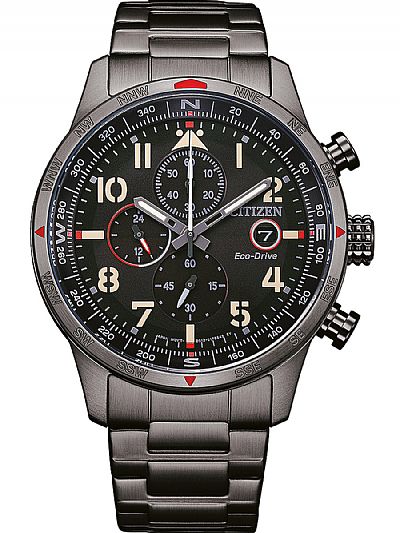 Citizen CA0797-84E Eco-Drive Solar Chronograph 