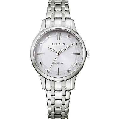 CITIZEN Eco-Drive Crystals Stainless Steel Bracelet EM0890-85A