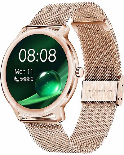 Smartwatch ANDROMEDA, rose gold dial case & magnetic clasp 950151