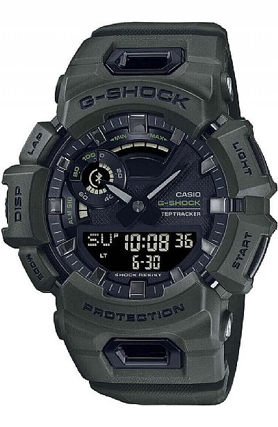 CASIO G-Shock Bluetooth Green Rubber Strap GBA-900UU-3AER