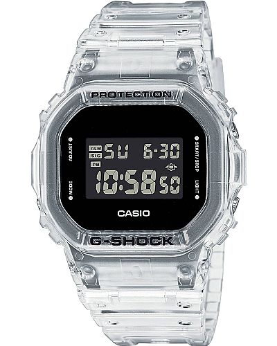 CASIO G-Shock Transparent Rubber Strap DW-5600SKE-7ER