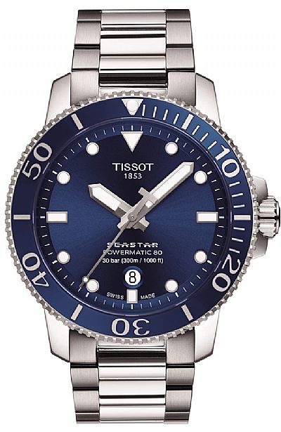 TISSOT Seastar Automatic Stainless Steel Bracelet T120.407.11.041.03