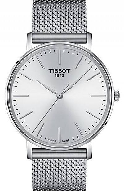 TISSOT Everytime Gent Silver Stainless Steel Bracelet  T143.410.11.011.00