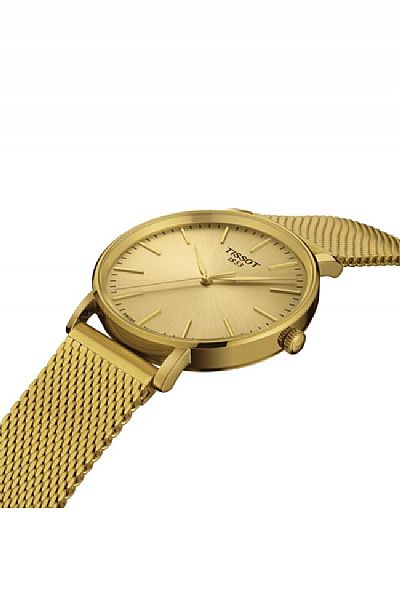 TISSOT Everytime Gent Gold Stainless Steel Bracelet T143.410.33.021.00