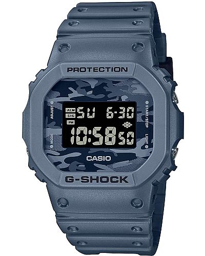 CASIO G-Shock Camo Utility Series Blue Rubber Strap DW-5600CA-2ER