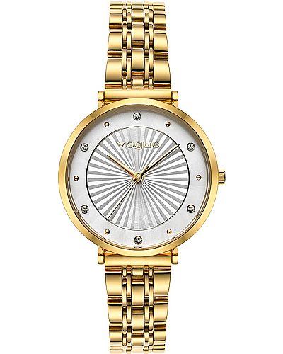 VOGUE Bliss Crystals Gold Stainless Steel Bracelet  815341