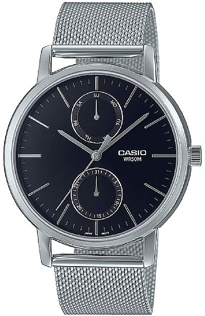 CASIO Collection Silver Stainless Steel Bracelet MTP-B310M-1AVEF