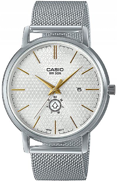 CASIO Collection Silver Stainless Steel Bracelet MTP-B310M-7AVEF