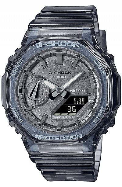 CASIO G-Shock Grey Rubber Strap GMA-S2100SK-1AER