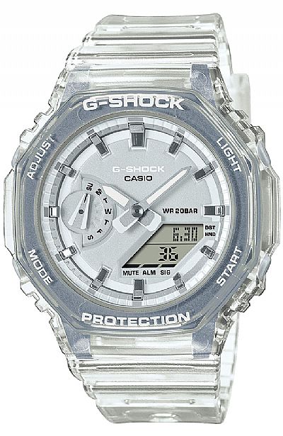 CASIO G-Shock Transparent Rubber Strap GMA-S2100SK-7AER