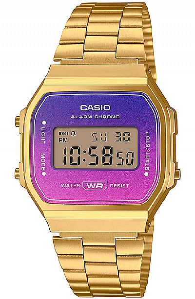 CASIO Vintage Gold Stainless Steel Bracelet A168WERG-2AEF