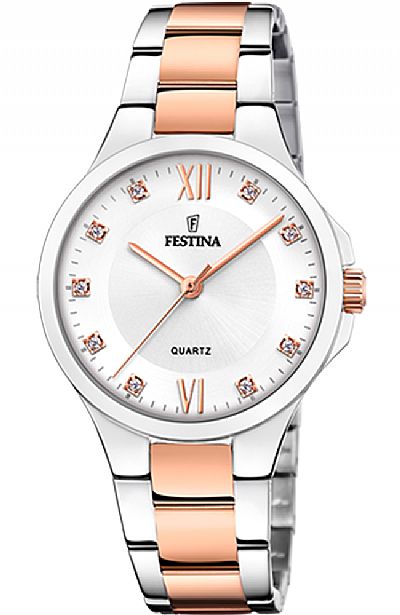 FESTINA Crystals Silver Stainless Steel Bracelet F20612/1