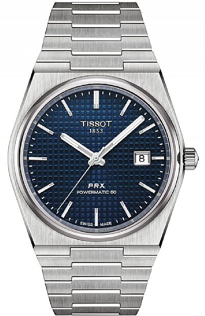 TISSOT PRX 40 205 Powermatic 80 Automatic Silver Stainless Steel Bracelet   T137.407.11.041.00