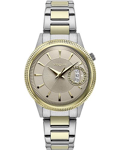 VOGUE Marseille Zircons Two Tone Stainless Steel Bracelet  611461