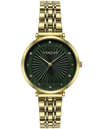 VOGUE Bliss Crystals Gold Stainless Steel Bracelet 815344