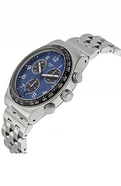 SWATCH Boxengasse Again Stainless Steel Chronograph YVS423G