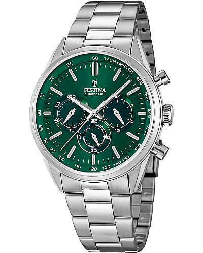 FESTINA Silver Stainless Steel Chronograph F16820/R
