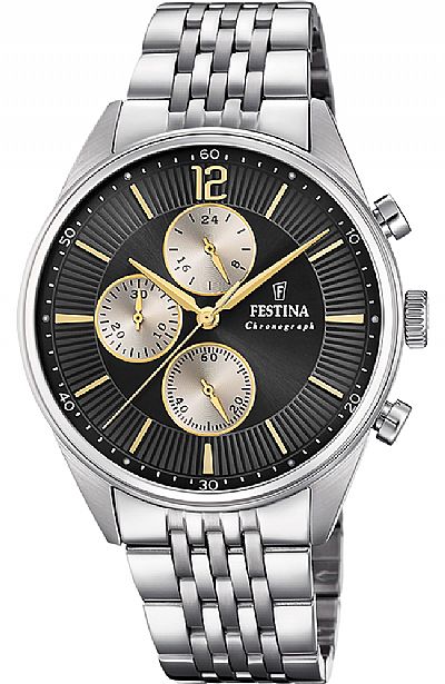 FESTINA Silver Stainless Steel Chronograph F20285/A