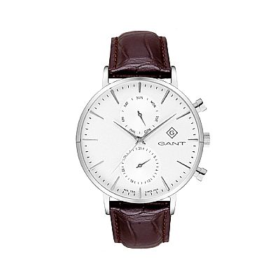 GANT Park Hill Day-Date II Brown Leather Strap G121001