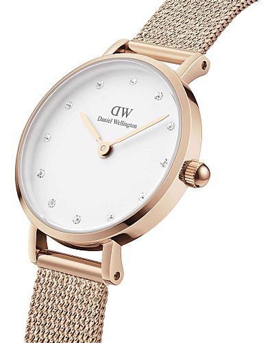 DANIEL WELLINGTON Petite Lumine Crystals Rose Gold Stainless Steel Bracelet  DW00100528