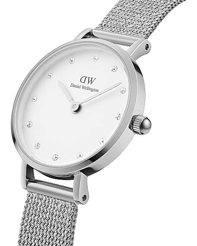 DANIEL WELLINGTON Petite Lumine Crystals Silver Stainless Steel Bracelet  DW00100602