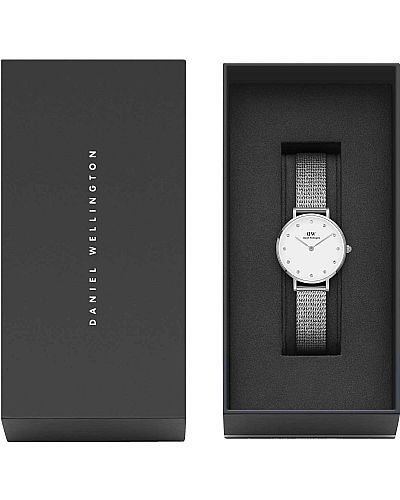 DANIEL WELLINGTON Petite Lumine Crystals Silver Stainless Steel Bracelet  DW00100602