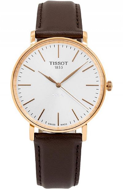 TISSOT Everytime Gent Brown Leather Strap T143.410.36.011.00