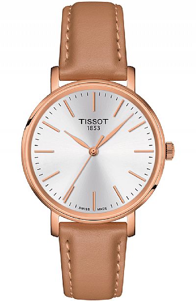 TISSOT Everytime Lady Beige Leather Strap T143.210.36.011.00