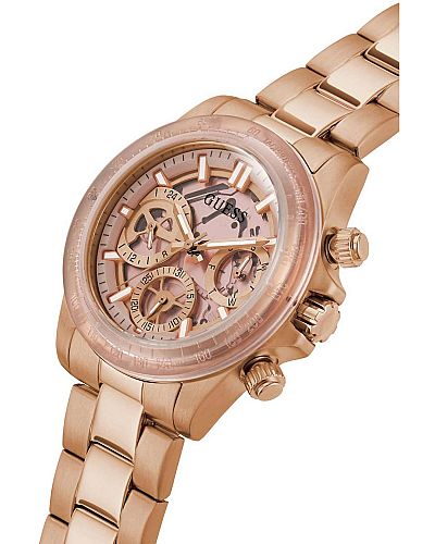 GUESS Mirage Rose Gold Stainless Steel Multifunction GW0557L2