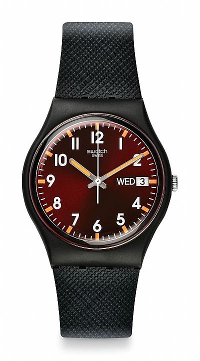 SWATCH Sir Red Silicon strap  SO28B704