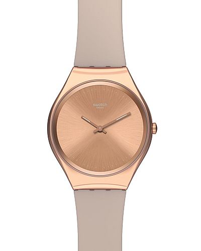 SWATCH Skinrosee Beige Silicone Strap SYXG101