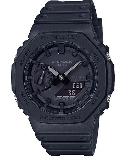 CASIO G-Shock Black Rubber Strap GA-2100-1A1ER