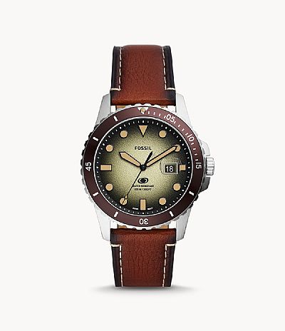 Fossil Fossil Blue Brown Eco Leather fs5961