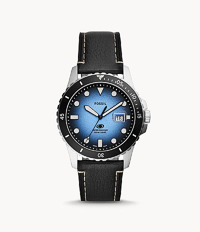 Fossil Fossil Blue Black Eco Leather fs5960