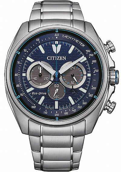 CITIZEN Eco-Drive Silver Stainless Steel Chronograph CA4560-81L
