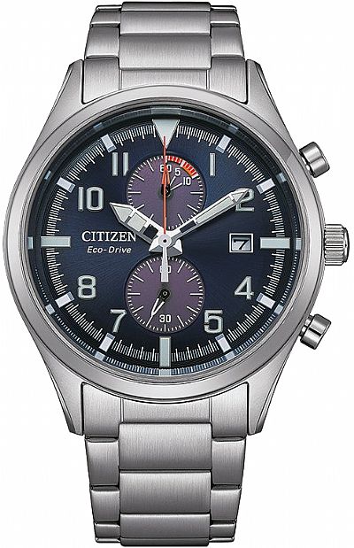 CITIZEN Eco-Drive Silver Stainless Steel Chronograph CA7028-81L