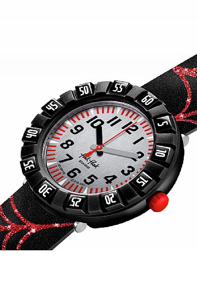 FLIK FLAK Webaxus Black Rubber Strap ZFCSP118