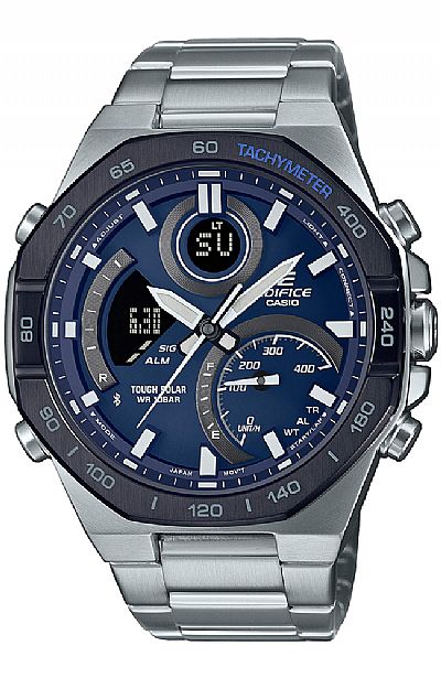 CASIO Edifice Bluetooth Solar Stainless Steel Chronograph ECB-950DB-2AEF