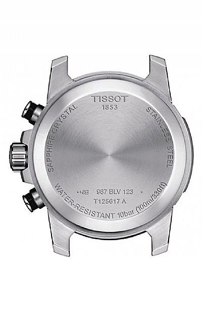 TISSOT T-Sport Supersport Silver Stainless Steel Chronograph T125.617.11.041.00