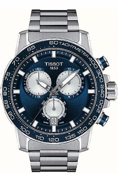 TISSOT T-Sport Supersport Silver Stainless Steel Chronograph T125.617.11.041.00