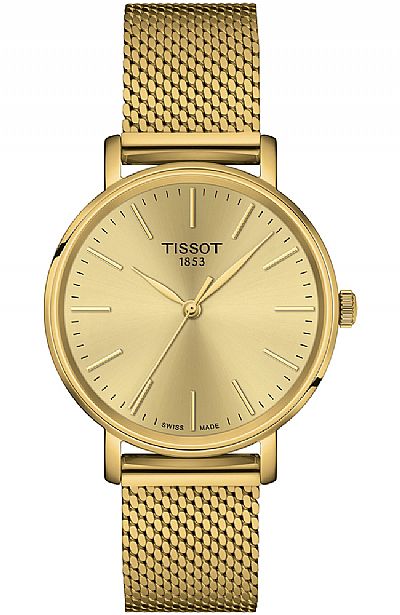 TISSOT Everytime Lady Gold Stainless Steel Bracelet T143.210.33.021.00