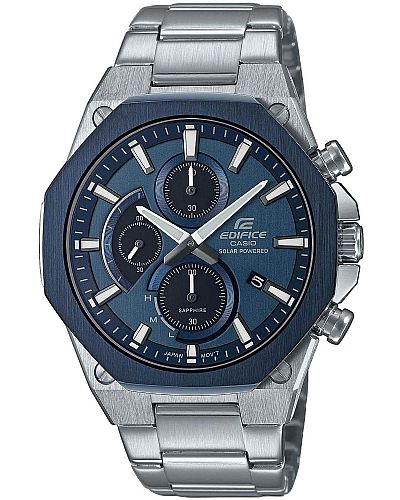 CASIO Edifice Solar Stainless Steel Chronograph EFS-S570DB-2AUEF