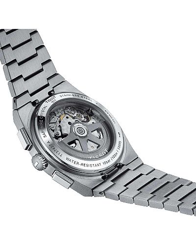 TISSOT T-Classic PRX Automatic Chronograph Silver Stainless Steel Bracelet T137.427.11.011.01