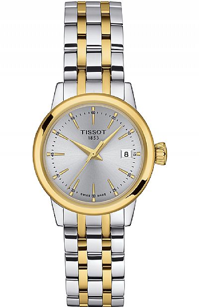 TISSOT Classic Dream Two Tone Stainless Steel Bracelet T129.210.22.031.00