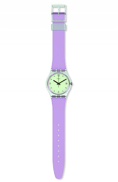 SWATCH Mystic Sunrise Pruple Rubber Strap SO28G401