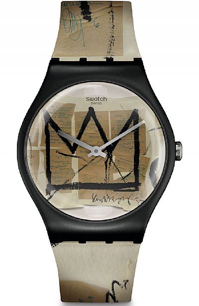 SWATCH Untitled By Jean-Michel Basquiat Rubber Strap SUOZ355