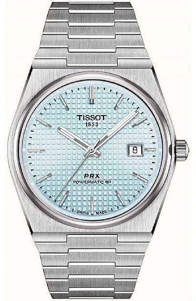 TISSOT PRX Powermatic 80 Automatic Stainless Steel Bracelet T137.407.11.351.00
