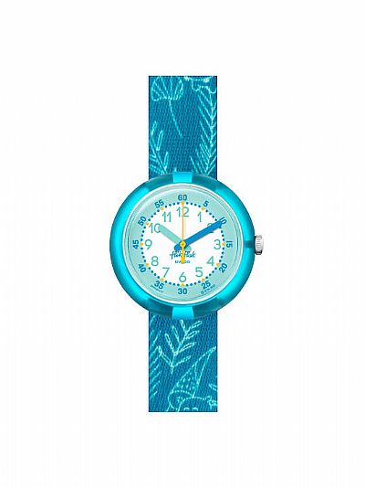 FLIK FLAK Hippo Blue Fabric Strap ZFPNP117