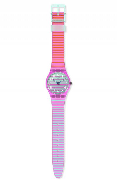 SWATCH Electrifying Summer Multicolor Silicone Strap SO28P105