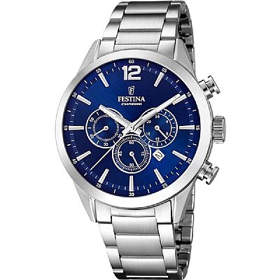 FESTINA Silver Stainless Steel Chronograph F20343/7